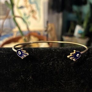 Evil eye bracelet. Adjustable